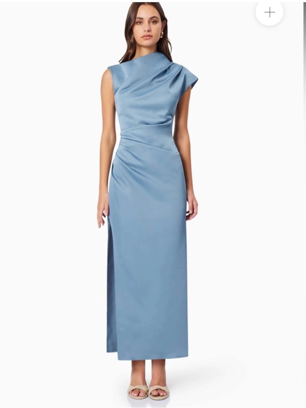 ELLIATT Coralie Maxi Dress in Steel Blue